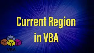 Current Region in VBA