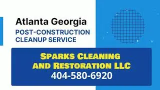 Post Construction Cleanup Atlanta GA