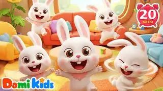 Bouncy Bunnies’ Hopping Sing-Along 🐰 | Super Cute Rabbit Tunes | Nursery Rhymes | Animal Party