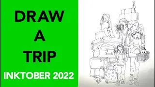 Drawing a &ldquo;Trip&rdquo; for Inktober (Drawing Process)