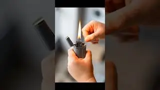 🔥 Powerful Jet Flame Lighter | Satisfying Fire Shorts 😱