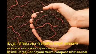 Farm Tour of Shree Radheyam Organics Vermicompost unit at Baragaon, Karnal (Updated)