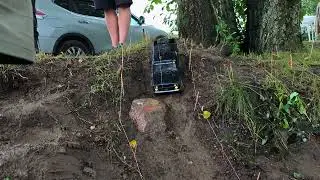 AR44 Lada Niva pickup class 0 course test run at RCTEG and MSG Weekend 2025