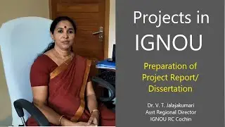 ODL Kerala - Projects in IGNOU - Preparation of Final Project Report/Dissertation