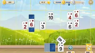 Solitaire TriPeaks Flowers gameplay