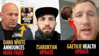 Dana White STUNS UFC Fans With Major Announcement | Gaethje Issue | Tsarukyan Speaks.
