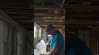 MAKING A COMPOSITE LAMINATED BEAM FOR AN ARCHWAY HEADER 