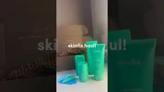 skinfix haul! @OfficialSkinfix #haul #skincare #skinfix #cleanser #grwm #preppy #shopping