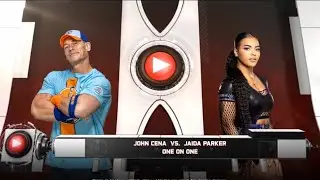 JOHN CENA VS JAIDA PARKER WWE 2K25 Simulation Match