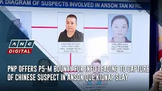 PNP offers P5-M bounty for info leading to capture of Chinese suspect in Anson Que kidnap slay | ANC