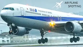 (4K) THE BEST PLANE SPOTTING of 20MINUTES at Kagoshima-Airport[KOJ/RJFK]// B767 B737 A320 CRJ7 Q400