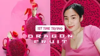 first time eating dragon fruit I K Y M ◐&copy;◐ (funny & lil mukbang)