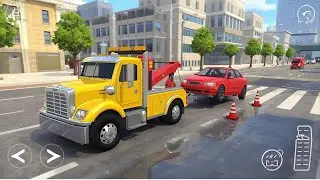 Tow Truck Simulator 3D 2025 | City Car Rescue & Vehicle Towing Gameplay | Real Mobile Game Android