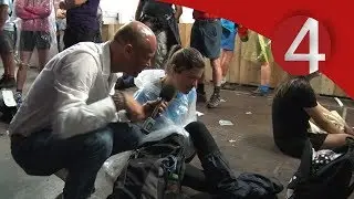 De start van dag 3 op de Wedren