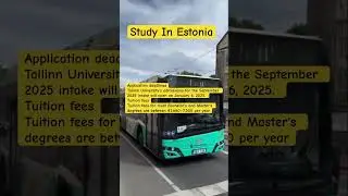 Study in Estonia Tallinn #studyoverseas #ieltsexam #travel #internationalstudents #baltic #estonia