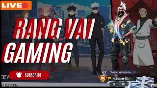 [🔴LIVE] FREE FIRE X JUJUSU AWAKENING X GOJO 🤯 BR RANK PUSH GRANMASTAR LOBBY 🔥ft. Ranga vai gaming