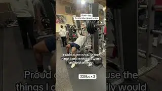 Push day smith machine incline press! #workout #gym #pushday #consistency #fitlife