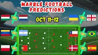 Marble Football Predictions! Oct 11-12 Matches Simulation | Digital Football Showdown