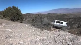 FJ up Angel Peak, Nevada