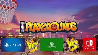 NBA Playgrounds Comparison PS4 vs Xbox One vs Switch