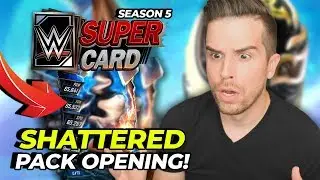 NEW SEASON!! SHATTERED PACK OPENING!! | WWE SuperCard Season 5 (#1)