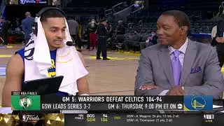 GameTime Crew  & Isiah Thomas react to CELTICS vs WARRIORS Game 5 Highlights