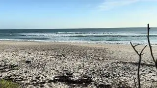 atlantic beachfront, hangars beach at patrick AFB on a cool, sunny December  day@zenbeachseconds
