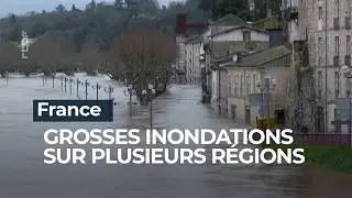France : vigilance majeure pour les inondations et la neige - RTBF Info
