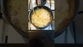 Pouring Chicken stock & Cream forward reverse #shorts