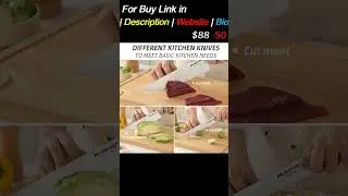 3-PC Chef Knife Set &ndash; Ultra Sharp & Ergonomic! $89 -50%C   #youtube #youtubeshorts #ytshorts