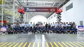 BYD Surpasses 70,000 Vehicle Production Milestone in Thailand