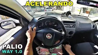 Acelerando Palio Fire 2015 empurrando Chevrolet Vectra motor 2.2 MPFI