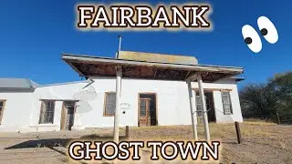 Real ghost town and hilltop cemetery,Fairbank Az 