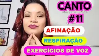 AUL&Atilde;O de CANTO com EXERC&Iacute;CIOS de VOZ e AFINA&Ccedil;&Atilde;O