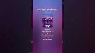 Wild Nights remix hip hop, dubstep, trap v2 #phantommusic #remix #musicstyle #music #musicgenre