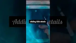 Drop a &hearts; | space painting tutorial | galaxy painting acrylics 🌌 #art #love #shorts #like #satisfying