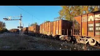 LSRC 1776 and HESR 3866 at Wenona Yard - 10/29/2025