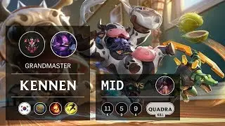Kennen Mid vs Akali - KR Grandmaster Patch 9.14