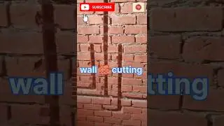 #construction Wall cutting #plumbingexpert1986