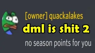 dml is sh*t 2 - no season points for you