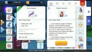 Twin katana vs Pablo's Secret back item