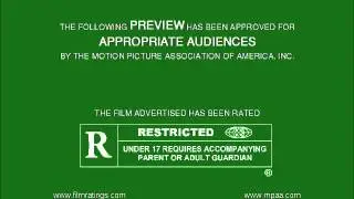 MPAA Film Rating Preview Boards (V5; Homemade)