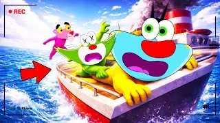 OGGY AND JACK SURVIVING THE WAVES In GANG BEASTS!