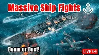 Battleships, Big Guns, and Epic Sinks &ndash; World of Warships Live! #wows
