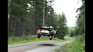 Kalle Rovanper&auml; flying test for Rally Finland 2022
