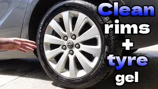 How to Clean Car Tyres & Rims + Apply Tyre Gel!