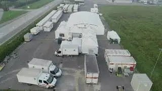 Sorvolo logistica vettovagliamento, colonna mobile PCR