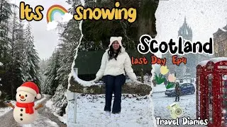 Scotland Snow Adventure ❄️ | Friends Travel Vlog | Malayalam - episode 4#scotlandvlog #wintervibes