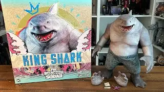 HOT TOYS KING SHARK FROM THE SUICIDE SQUAD DC 1/6th SCALE COLLECTIBLE FIGURE UNBOXING & REVIEW