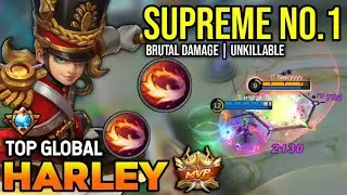 HARLEY BEST BUILD 2023 | TOP GLOBAL HARLEY GAMEPLAY | MOBILE LEGENDS✓